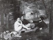 Edouard Manet Das Fruhstuch im Freien oil painting reproduction
